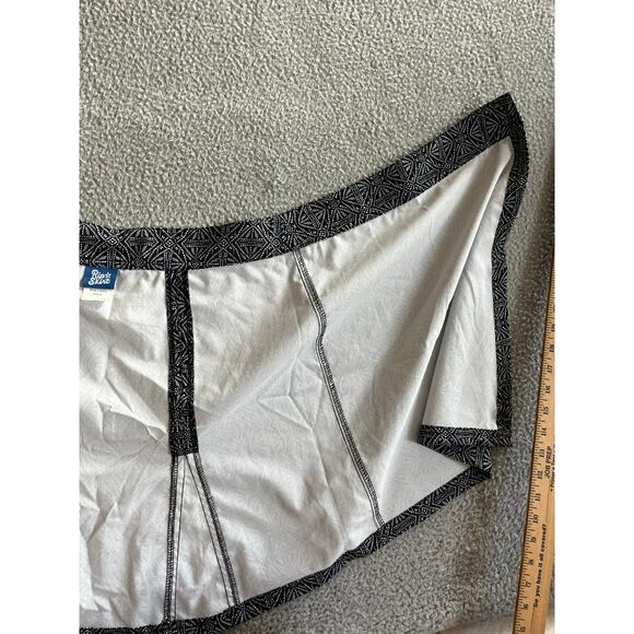 Rip Skirt XS Wrap Mini Geometric Coverup Gray Black Athletic Beach Tennis Golf - Picture 4 of 11
